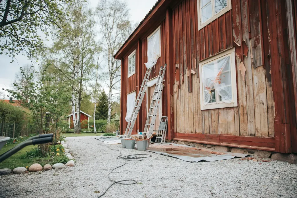 m la om huset utv ndigt b sta tiden f rgval och f rarbete som ger ett h llbart resultat